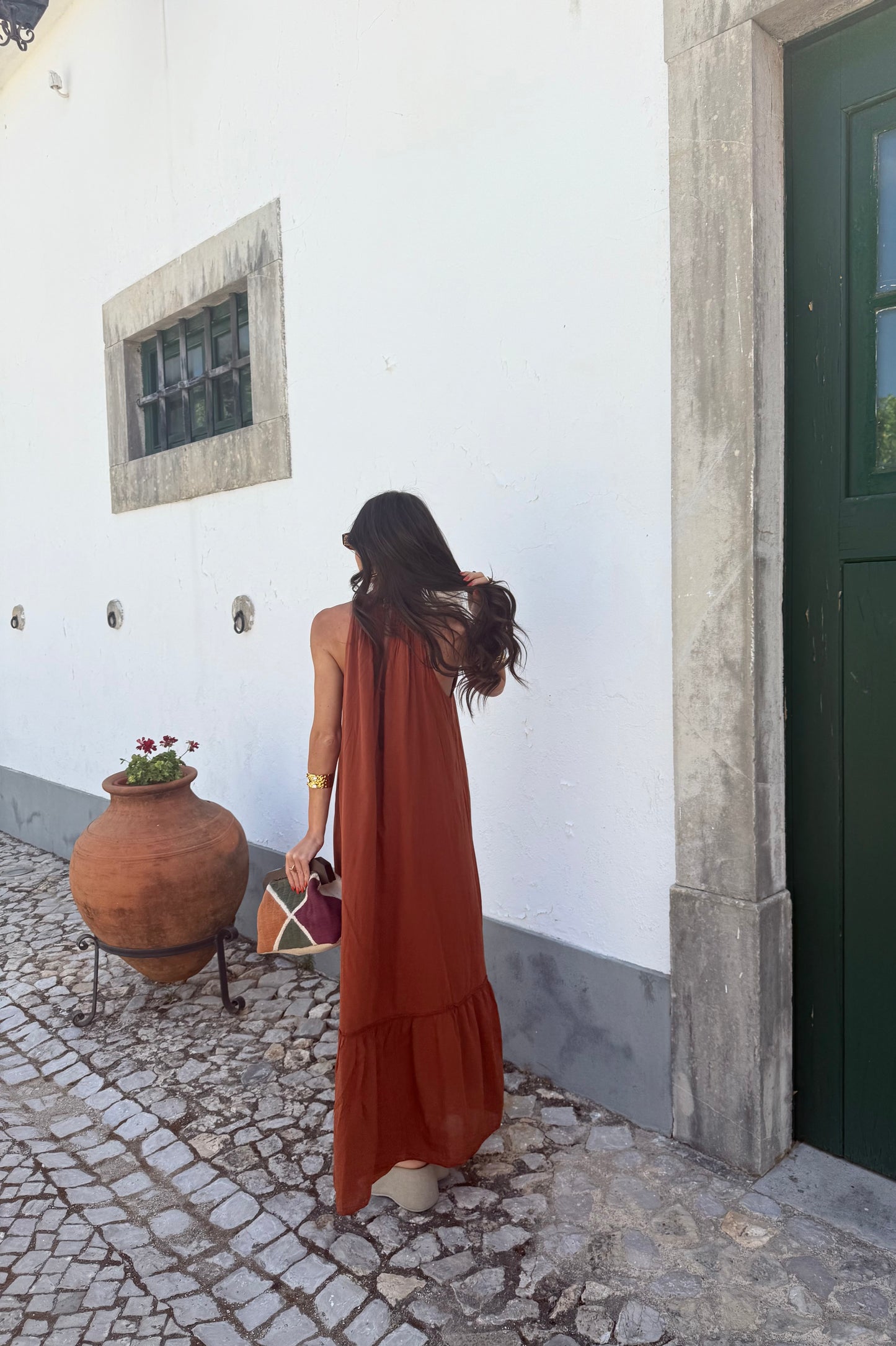 Sunkissed Terracotta Dress