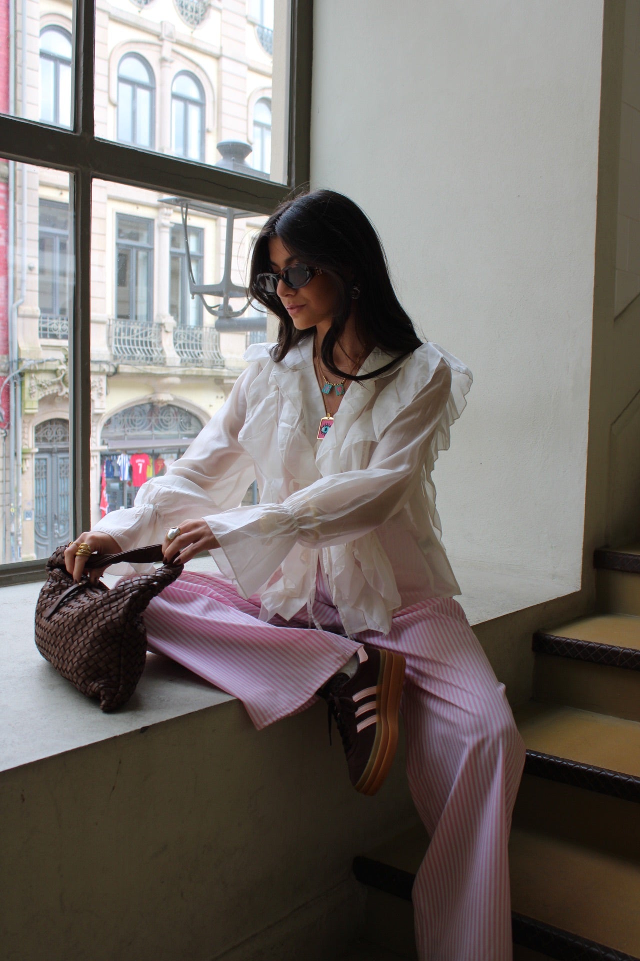 Striped Pants In Pink