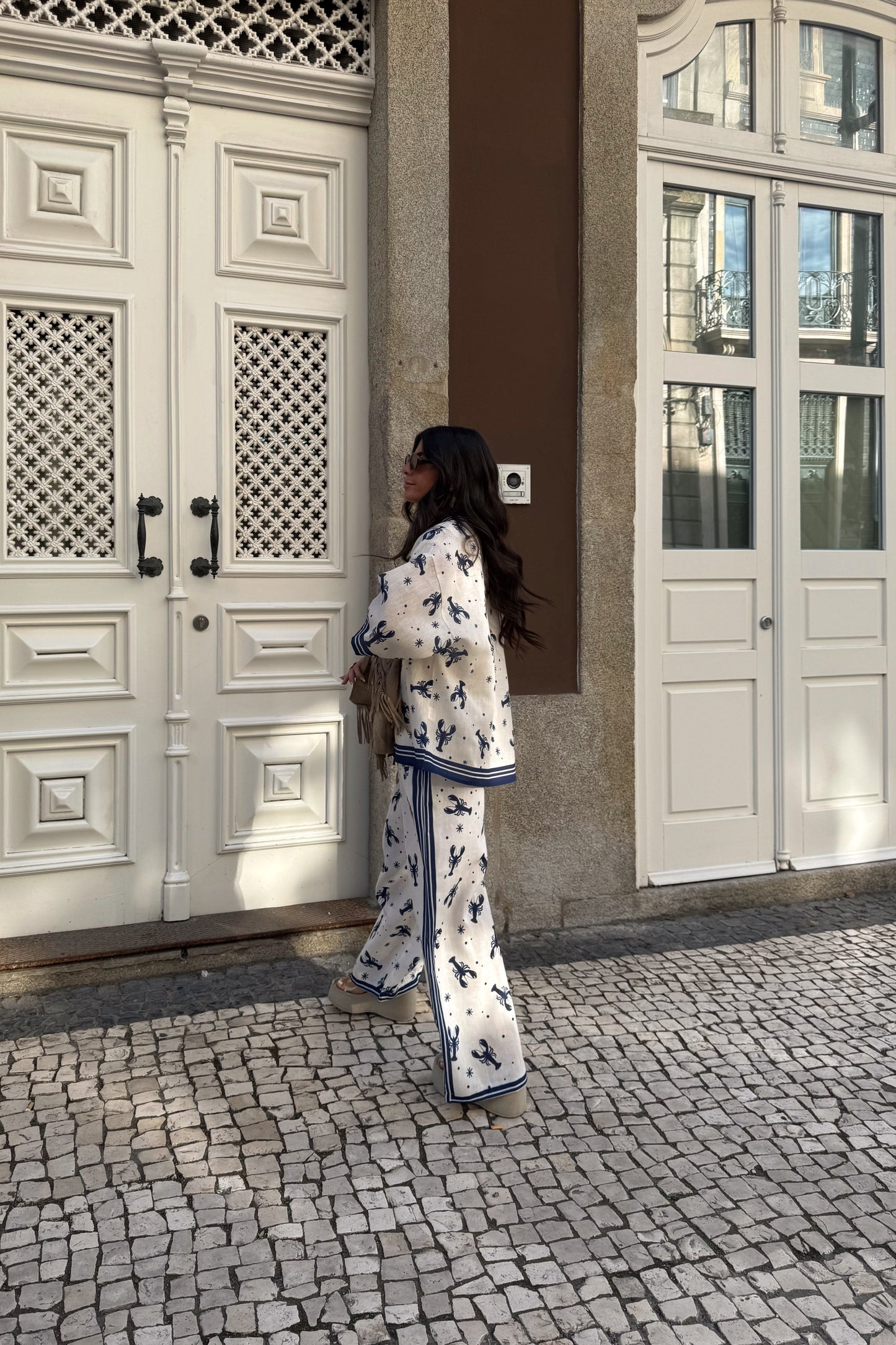 Lobster Set – Navy (Shirt & Pants)