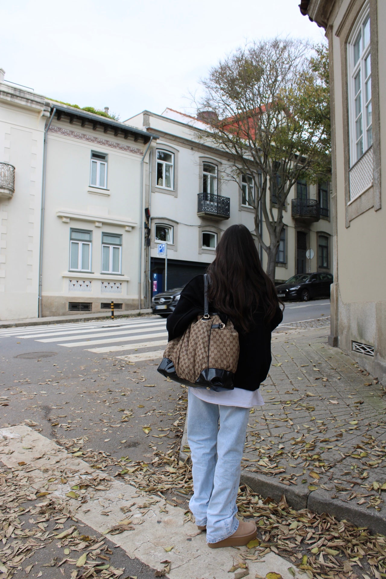 Black Double Knit Bomber