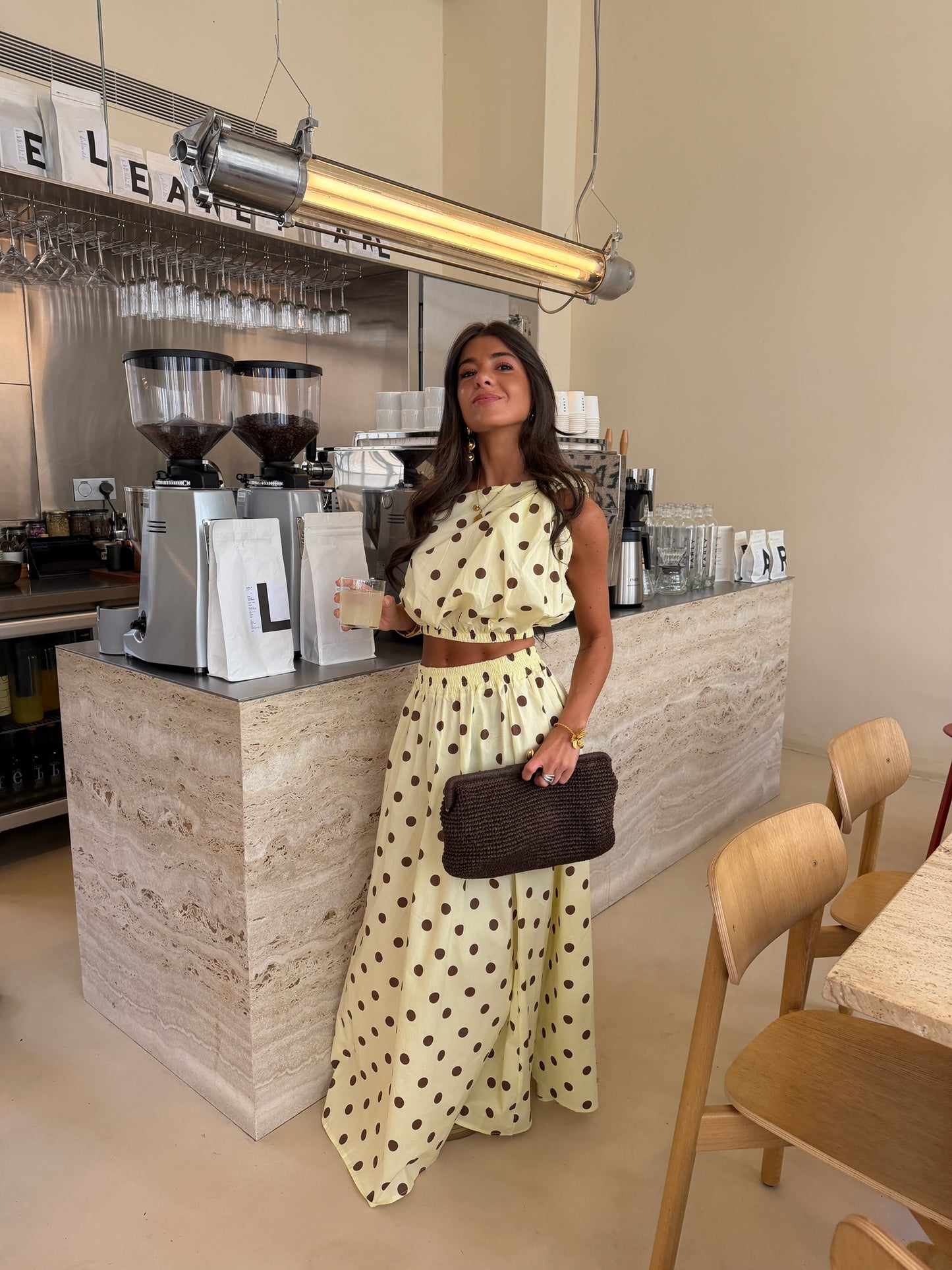 Limoncello Polka Co-ord
