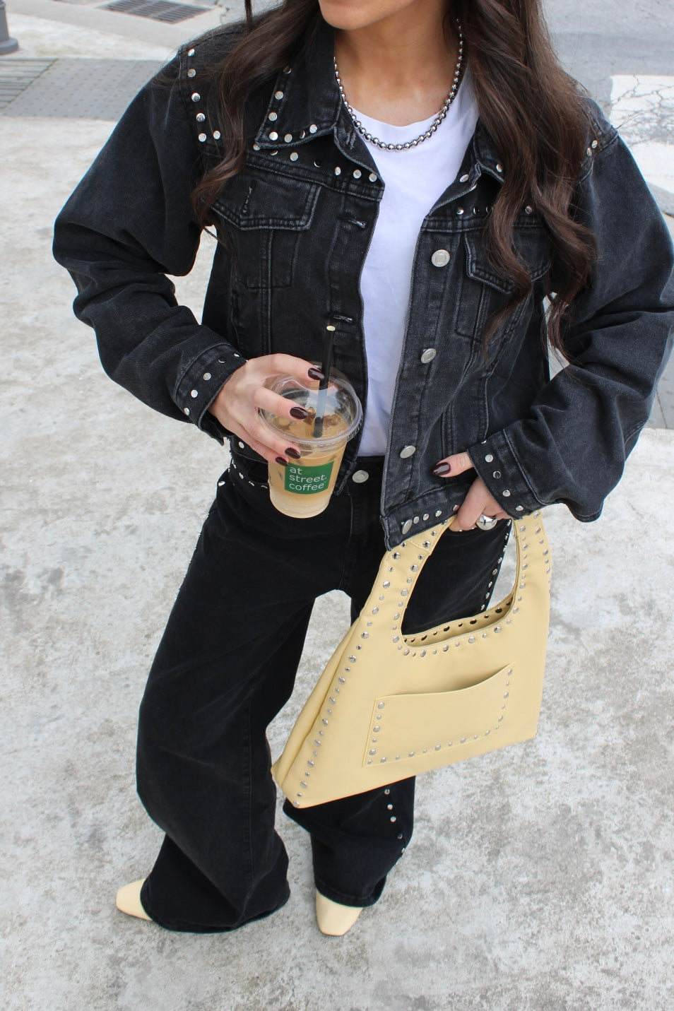 Studded Denim Jacket