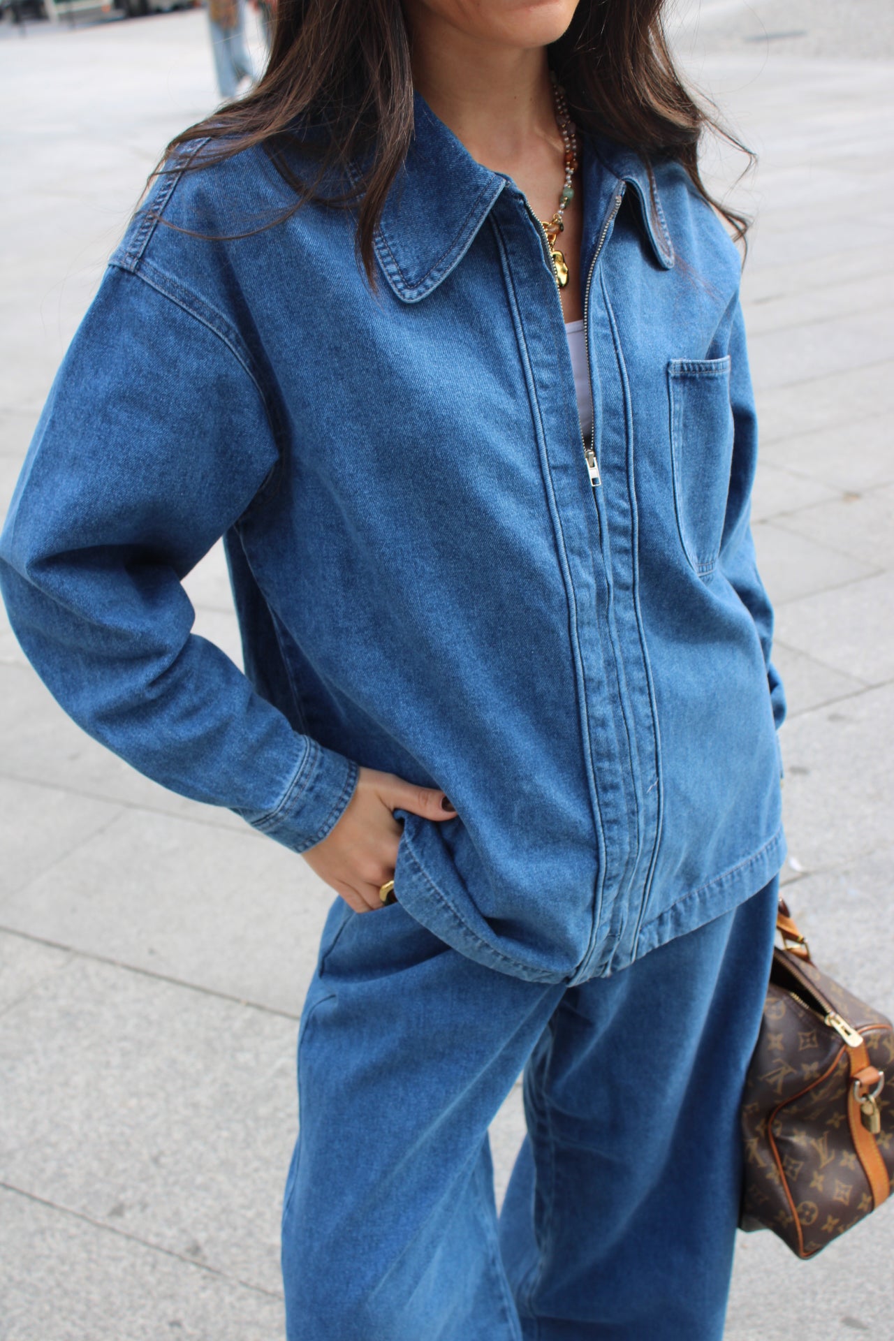 Denim Shirt-Style Jacket