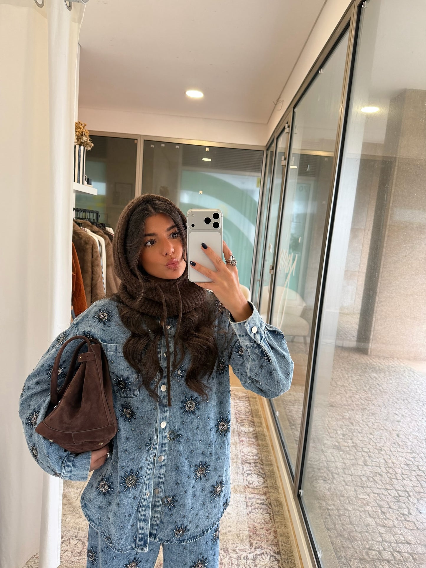 Chocolate  Knit  Balaclava