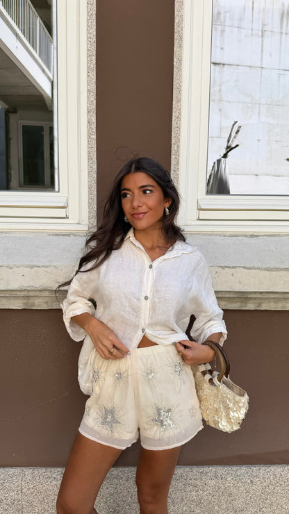 Linen Pearl Shirt