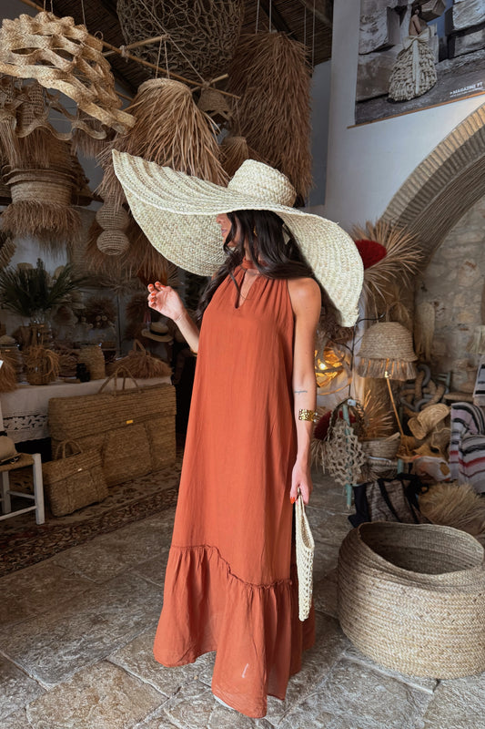 Sunkissed Terracotta Dress
