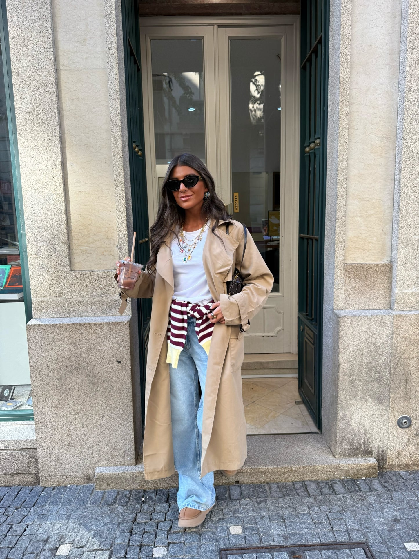 Essential Camel Long Trench
