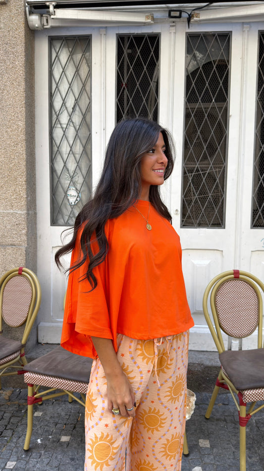 Orange Oversized T-Shirt