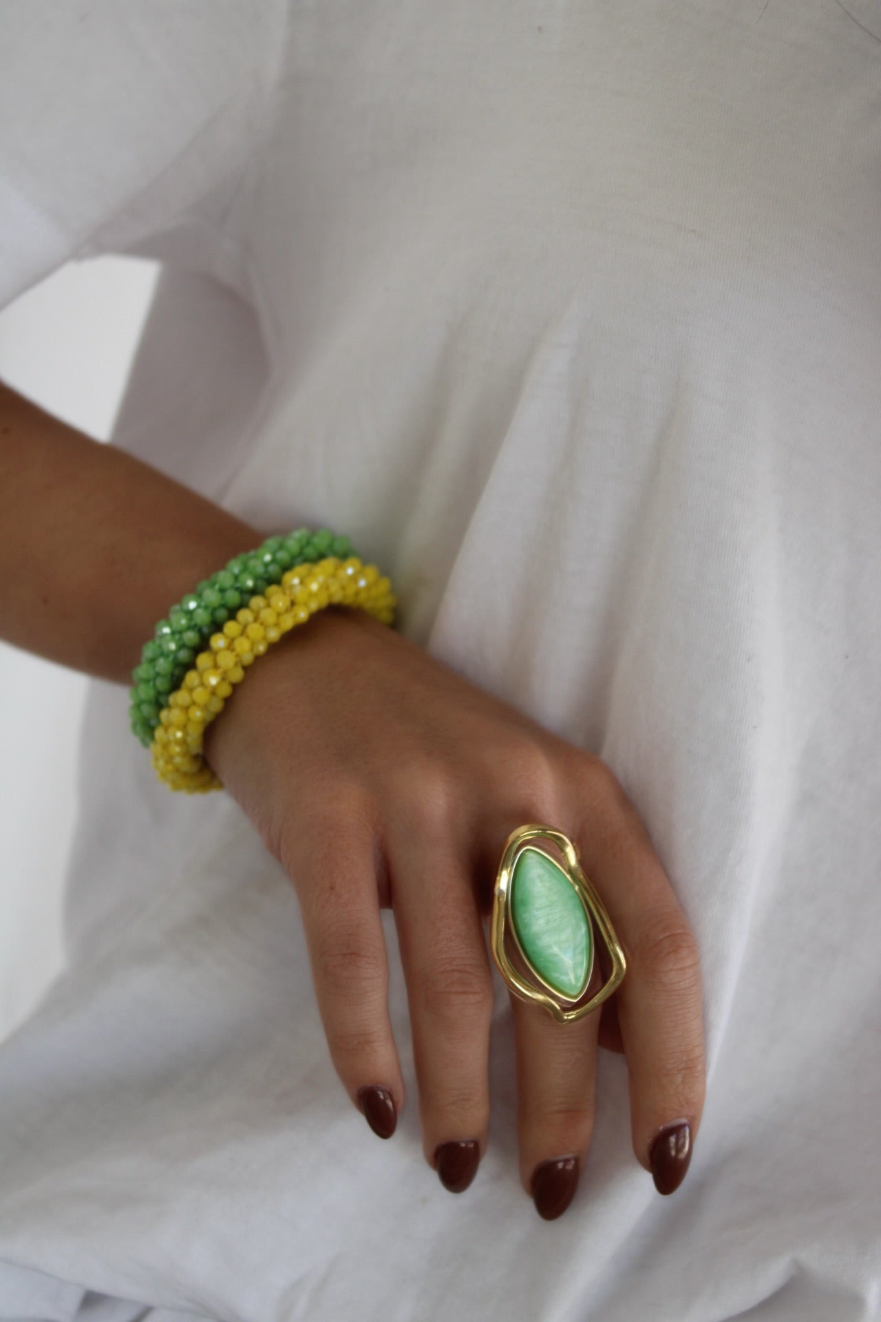 Ring with Green Stone