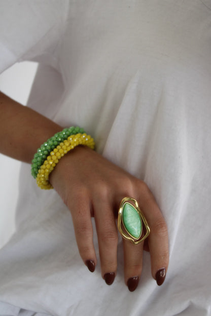 Ring with Green Stone