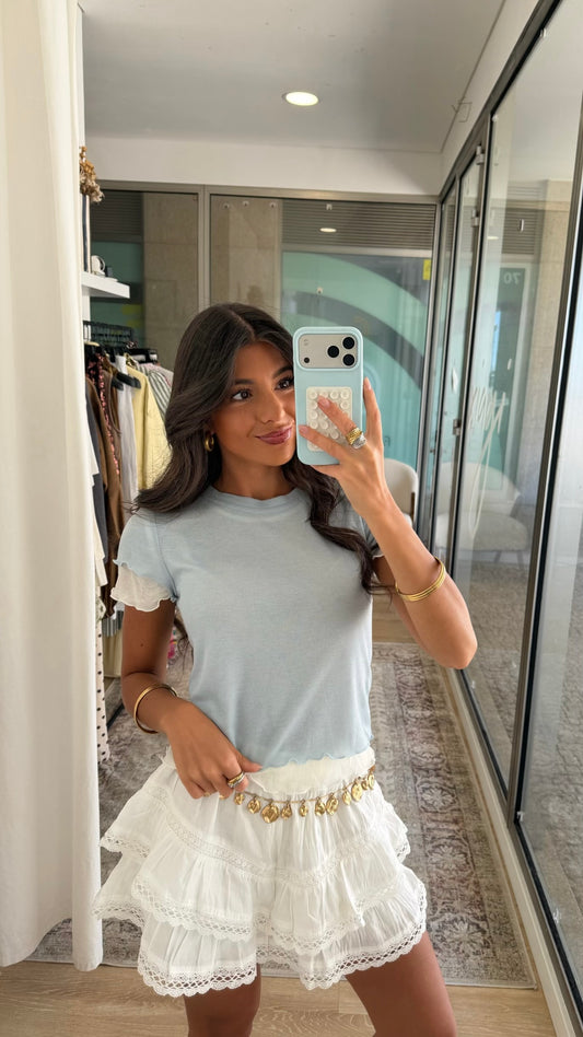 Cloud Blue Layered Tee