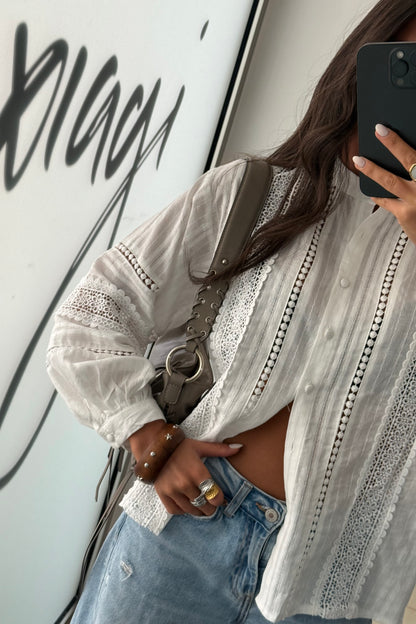 Essential White Shirt with Delicate Details