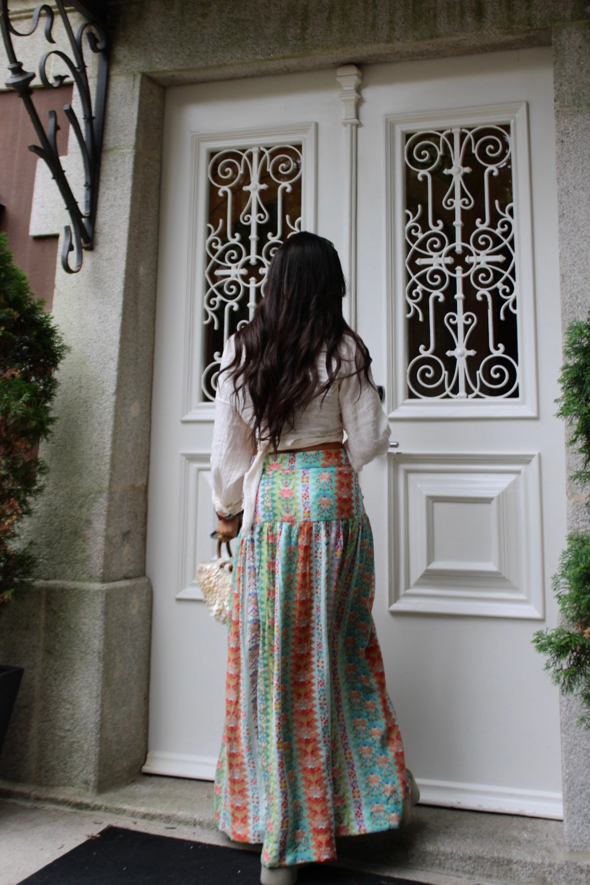 Tropical Bloom Maxi Skirt