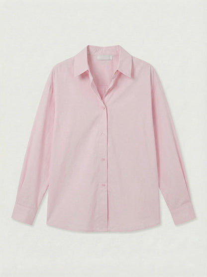 Open-Back Baby Pink Shirt