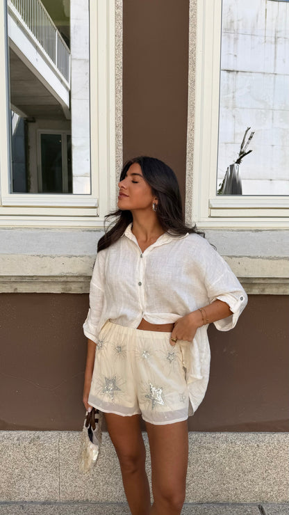 Linen Pearl Shirt