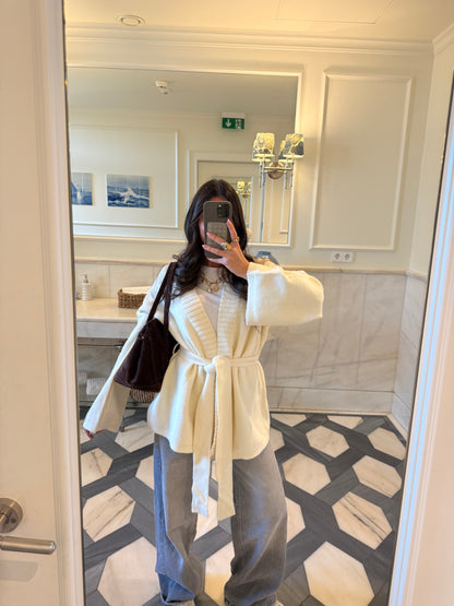 Belted Cozy Knit Cardigan