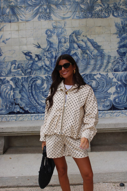 Polka Dot Balloon Jacket