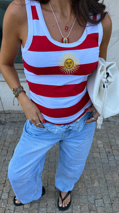 Sun & Stripes Tank Top