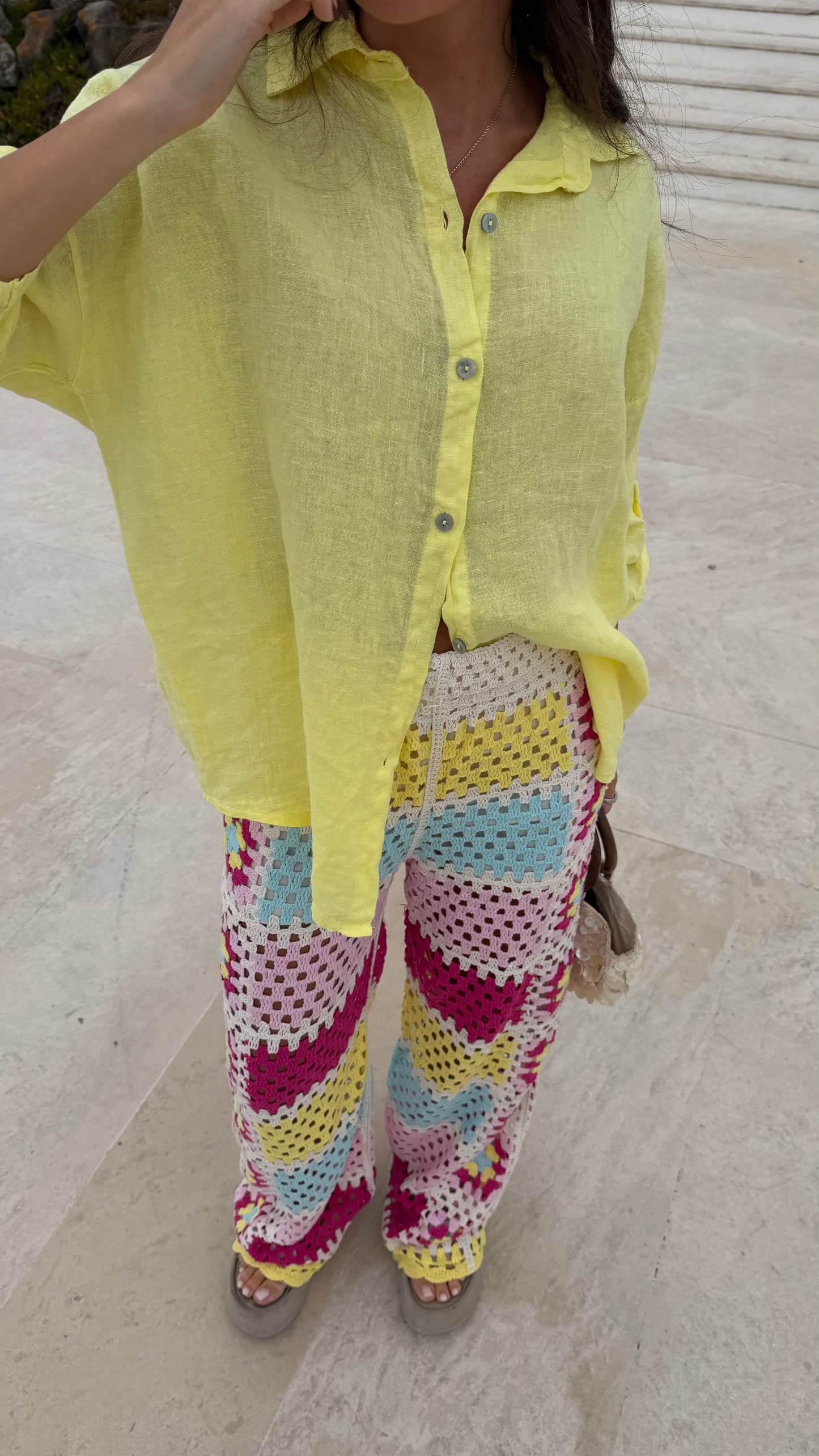 Lemon Linen Shirt