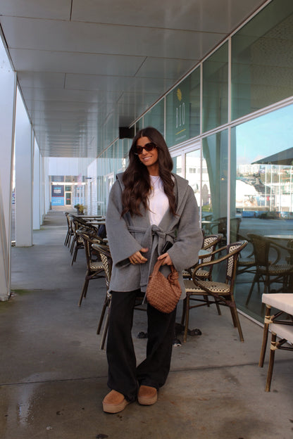 Pure Cashmere Hooded Coat