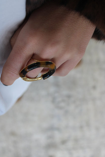 Round Animal Print Ring