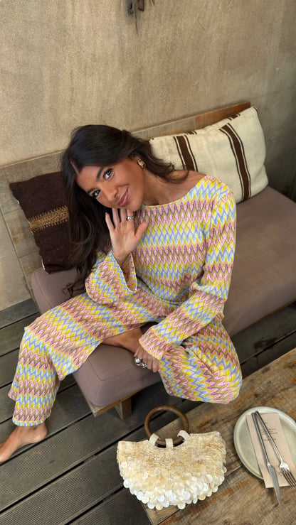 Pastel Waves Crochet Set
