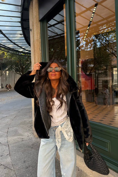 Midnight Hooded Coat