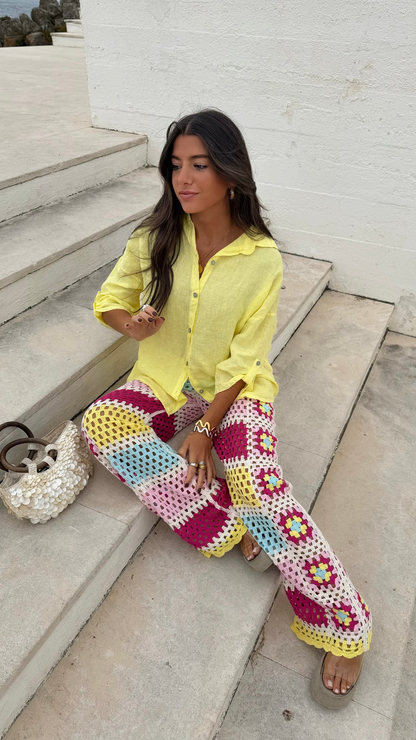Lemon Linen Shirt