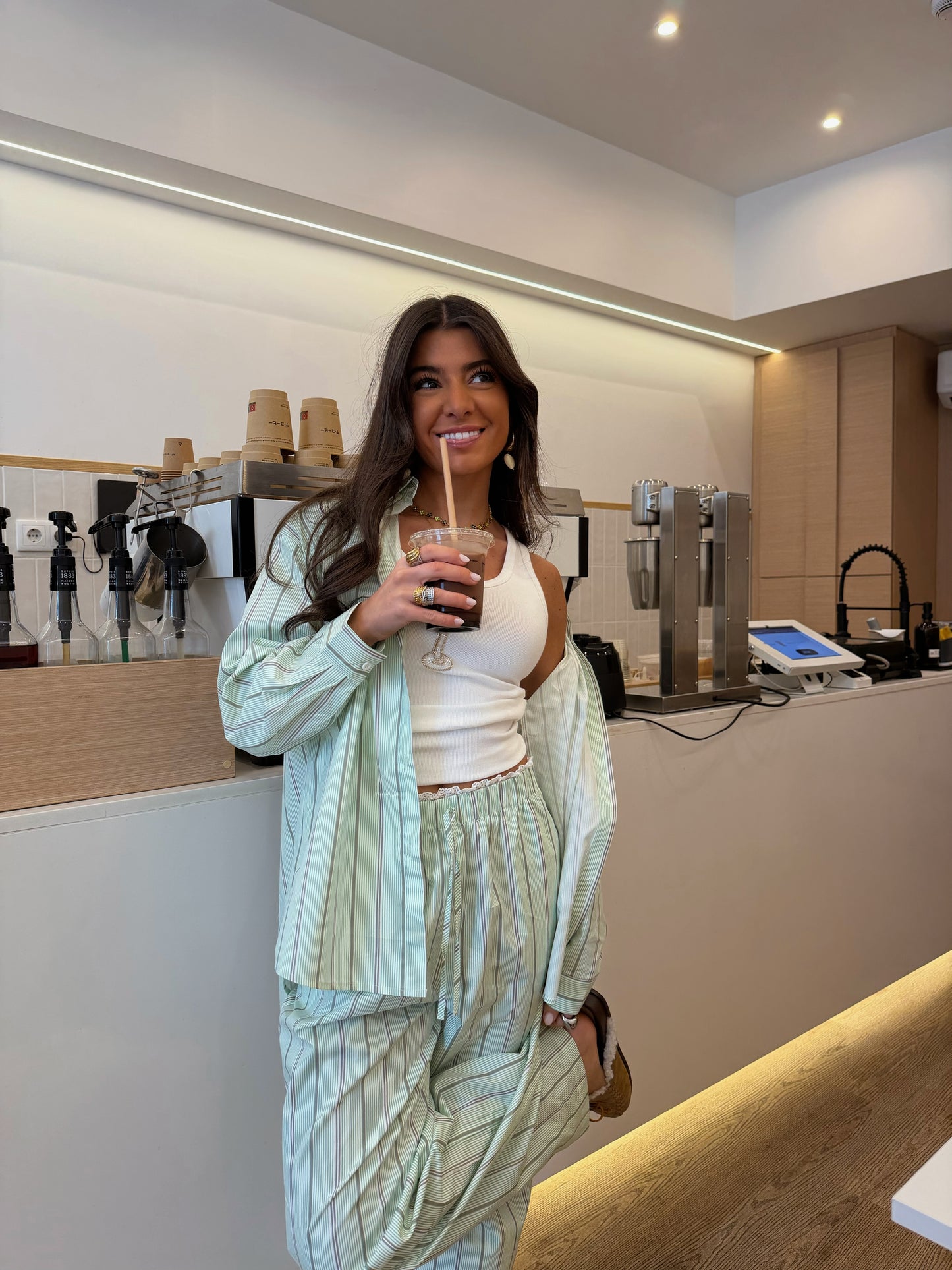 Matcha Morning Two-Piece Set