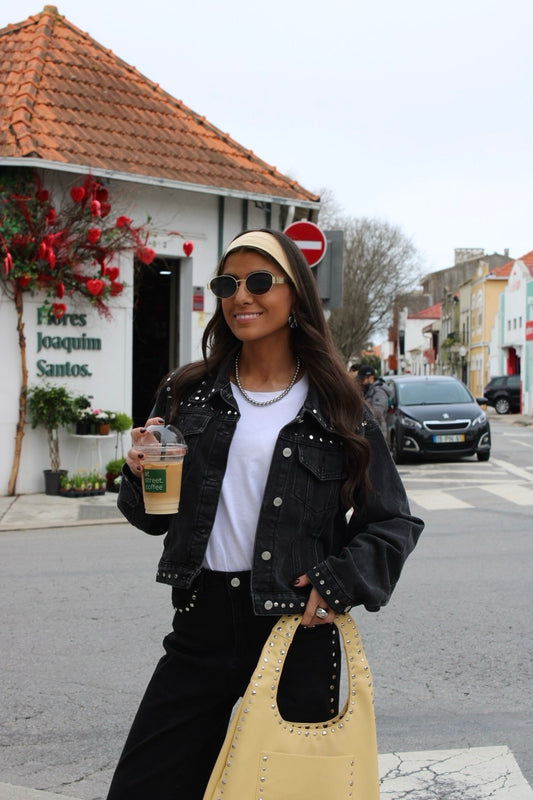 Studded Denim Jacket