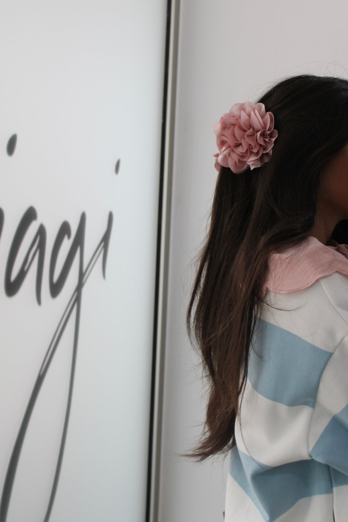 Flower Hair Clip in Pink