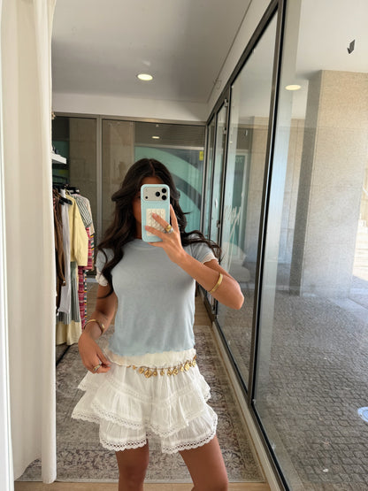 Cloud Blue Layered Tee