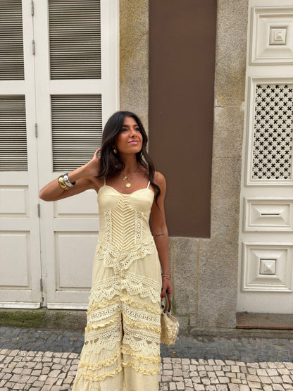 Sunlight Lace Maxi Dress