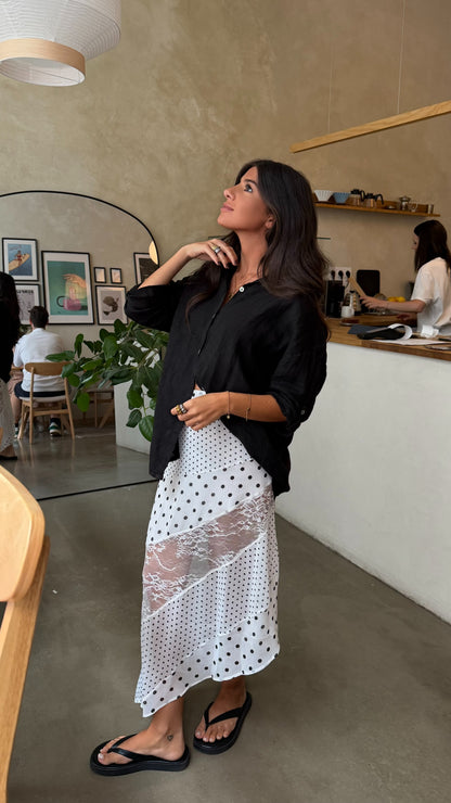 Black Linen Shirt