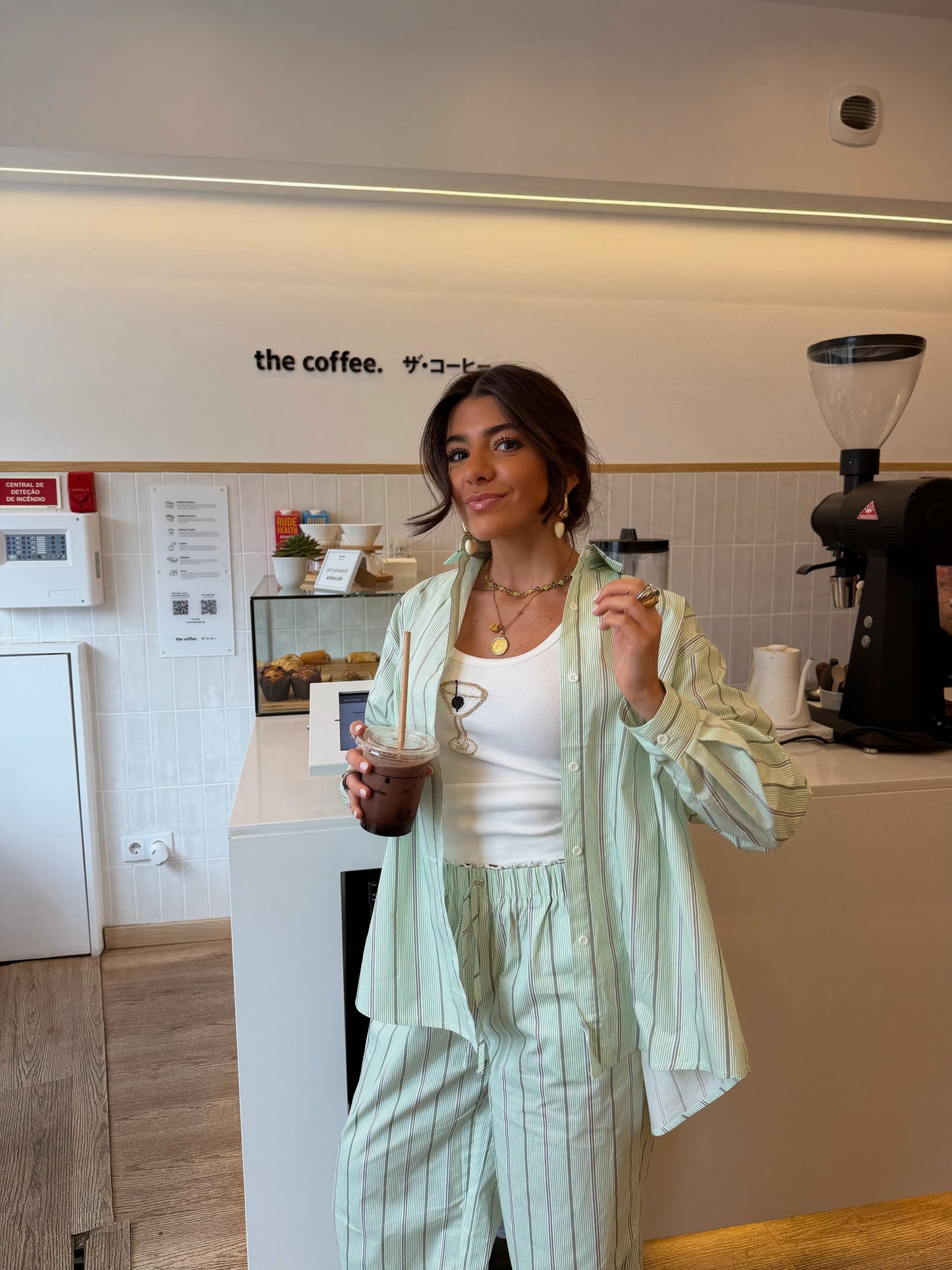 Martini Embroidered Tank Top