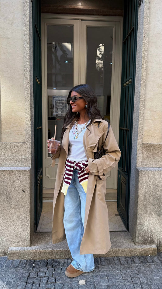Essential Camel Long Trench
