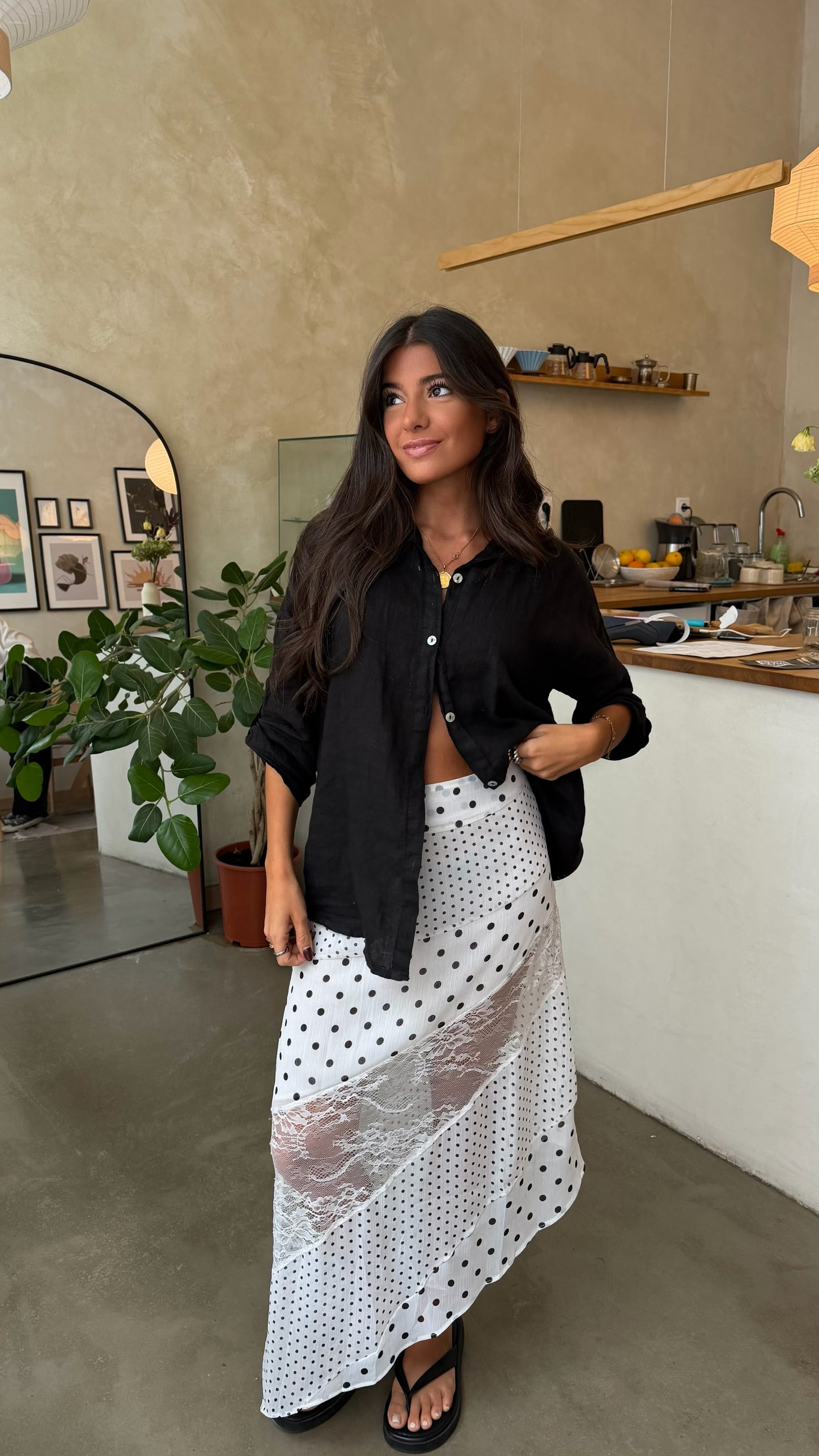 Black Linen Shirt