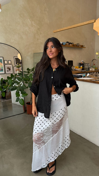 Black Linen Shirt