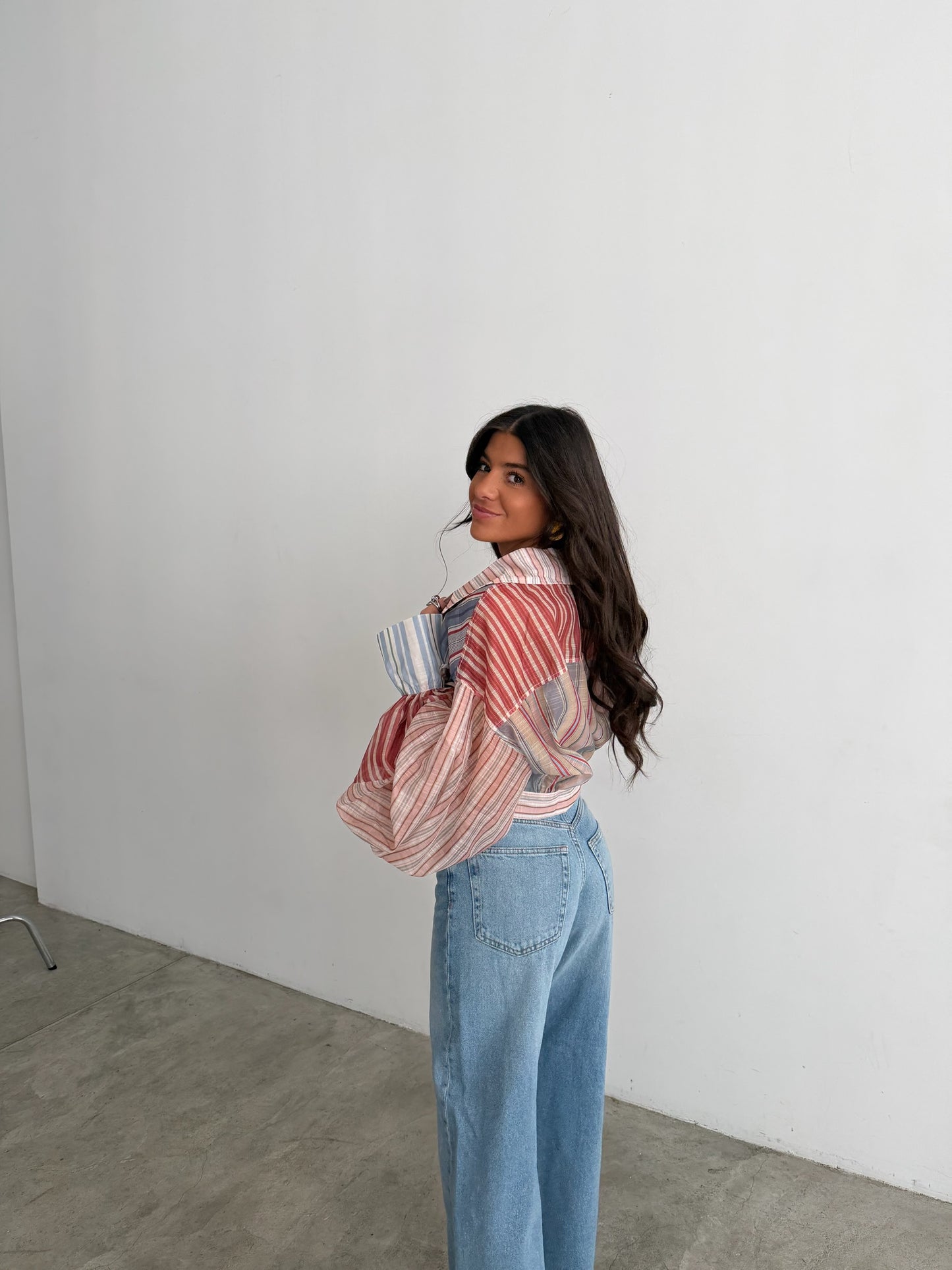 Cotton Candy Wrap Blouse