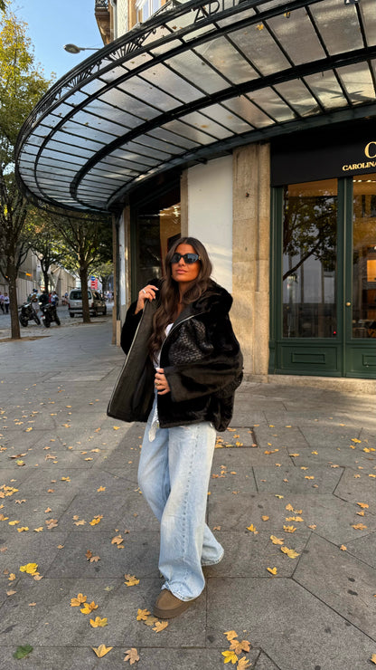 Midnight Hooded Coat