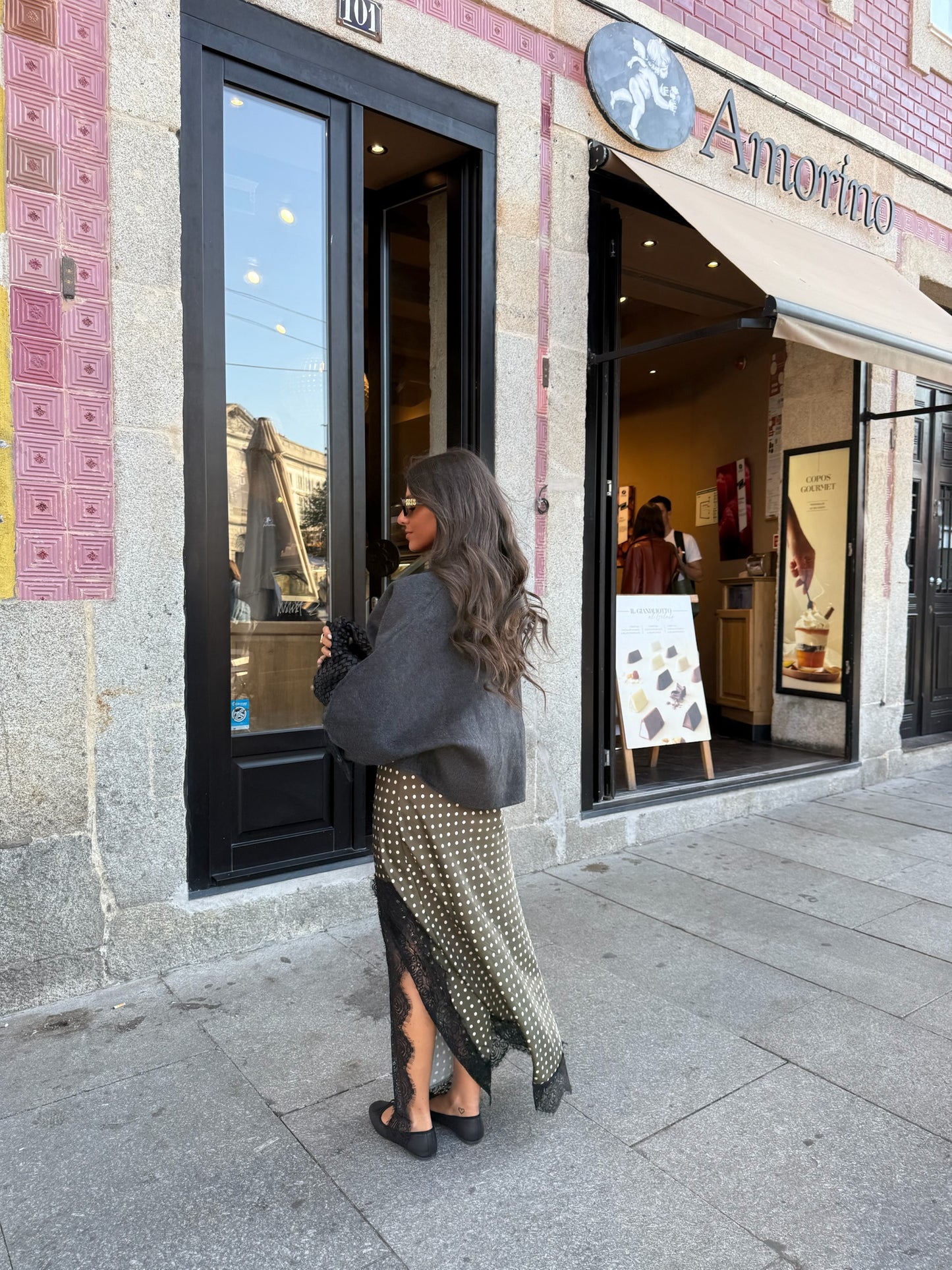 100% Wool Jacket in Faded Black