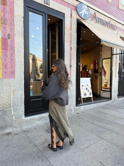 100% Wool Jacket in Faded Black