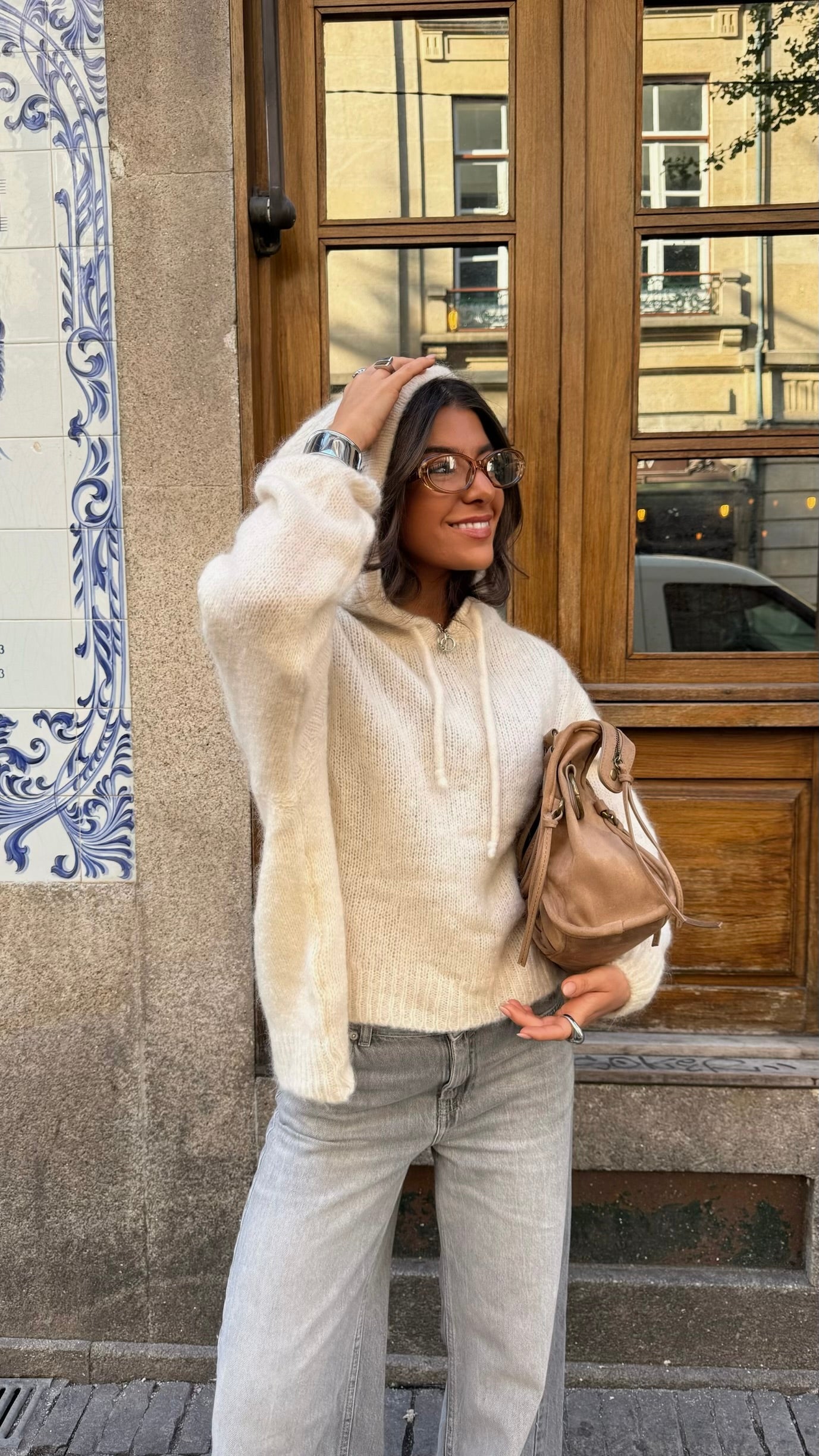 Wool & Mohair Blend Hoodie