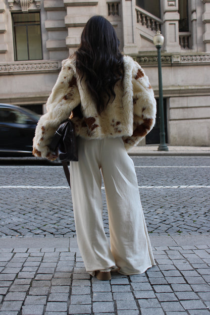 Cream Jogger Pant