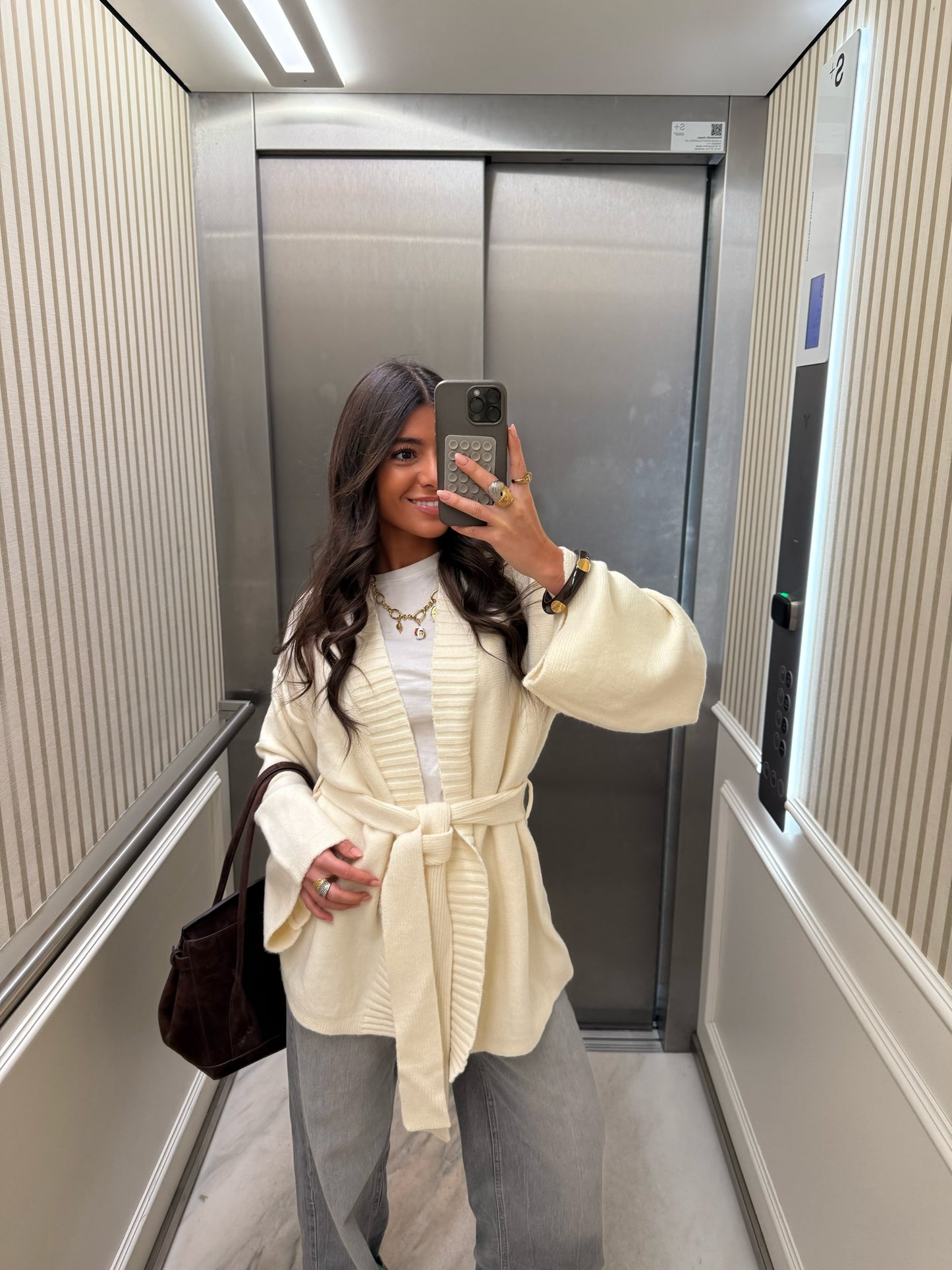 Belted Cozy Knit Cardigan