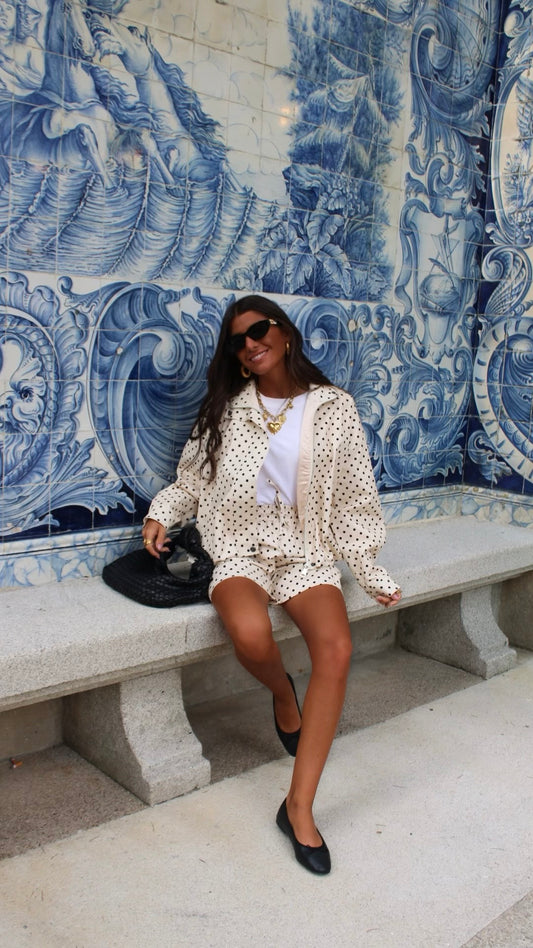 Polka Dot Balloon Jacket