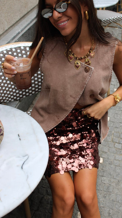 Vintage-Inspired Gold Heart Necklace