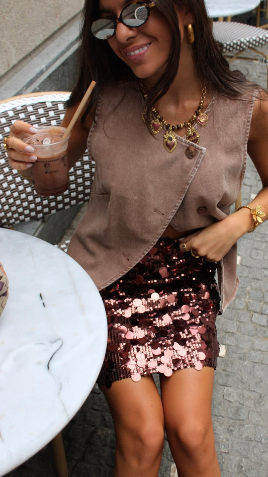 Vintage-Inspired Gold Heart Necklace