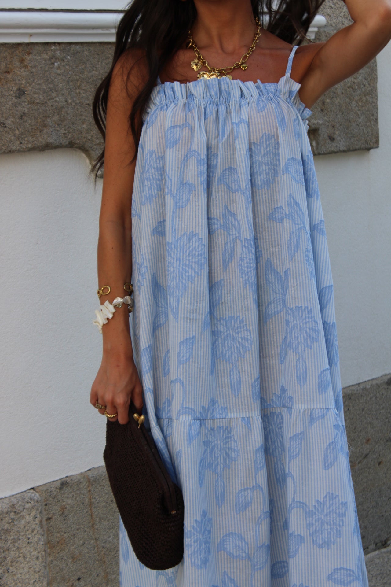 Sky Blue Maxi Dress