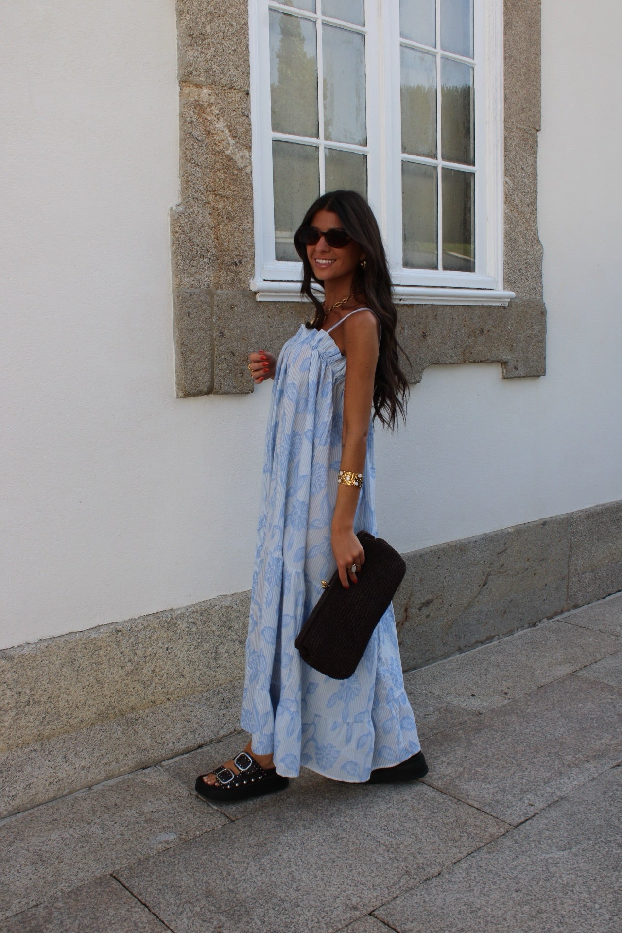 Sky Blue Maxi Dress